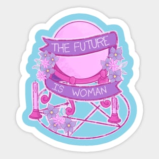 The Future is woman Sticker